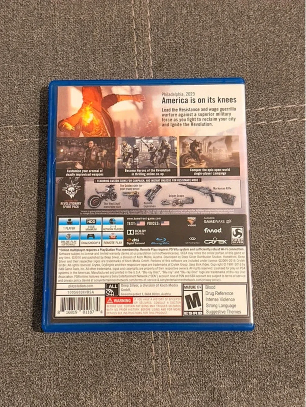 Home front: Revolution for PlayStation 4